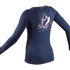 Gul T-Shirt À Manches Longues Pour Femmes Fit Rashvest - Bleu - Rg0370-B7