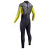 Combinaison Néoprène Gul Response 3 / 2Mm Blindstitched - Noir / Lime - Re1231-B7