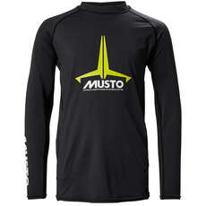 Musto Youth Insignia Uv Fast Dry Rash Guard - Noir 80803