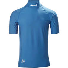 Musto Sunblock Dynamic Rash Guard À Manches Courtes - Sky Diver Blue 81216