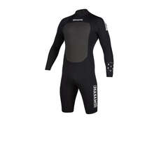 Combinaison Néoprène Mystic Brand 3 / 2Mm Longarm Shorty Back-Zip Flatlock - Noir Combinaison Néoprène Mystic Brand 3 / 2Mm Longarm Shorty Back-Zip Flatlock - Noir