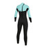 Mystic Womens Brand 3 / 2Mm Back-Zip Flatlock Full Wetsuit - Mint Green