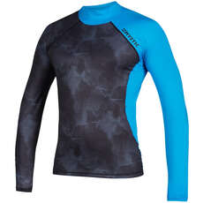 Mystic Crossfire Longsleeve Rash Vest - Bleu - 200149 Mystic Crossfire Longsleeve Rash Vest - Bleu - 200149