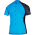 Mystic Crossfire Shortsleeve Rash Vest - Bleu - 200148