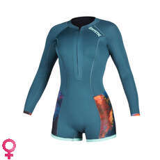 Combinaison De Plongée Mystic Diva 2 / 2Mm Shortarm Shorty Longarm Womens - Teal Combinaison De Plongée Mystic Diva 2 / 2Mm Shortarm Shorty Longarm Womens - Teal