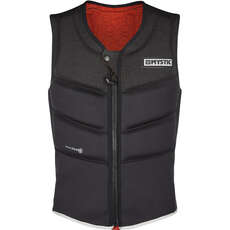 Gilet Impact Mystic Foil Kite Surf Surf Zip Avant - Noir