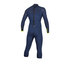 Combinaison De Survêtement Mystic Marshall 4/3 Long Arm Short Leg Back Zip - Navy / Lime