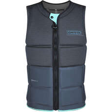 Mystic Marshall Wake Boarding Front-Zip Impact Vest - Noir / Mint Mystic Marshall Wake Boarding Front-Zip Impact Vest - Noir / Mint