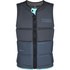 Mystic Marshall Wake Boarding Front-Zip Impact Vest - Noir / Mint