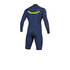 Combinaison De Plongée Mystic Marshall 3/2 Longarm Shorty Front Zip - Navy / Lime