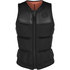 Mystic Womens Dazzled Wake Boarding Front-Zip Impact Vest - Black Allover