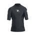 Protecteur Uv Rash Curl Corpo À Manches Courtes Uv Wle4Km - Noir
