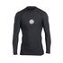 Rip Curl Flashbomb À Manches Longues Polypro Thermal Rash - Noir