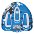 Connelly Mega Wing Deluxe 3 Rider Classic Cockpit Tube - Bleu