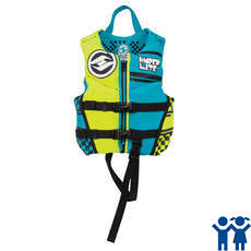 Gilet De Wakeboard Indy D'hyperlite Pour Enfants - Jaune Flouro Gilet De Wakeboard Indy D'hyperlite Pour Enfants - Jaune Flouro