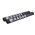 Paire De Guides De Bateau Pour Remorque Radar - Noir / Argent