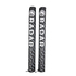 Paire De Guides De Bateau Pour Remorque Radar - Noir / Argent