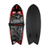Kneeboard Radar Hawk - Noir / Rouge