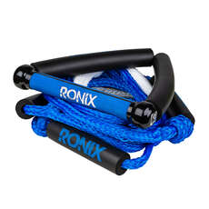 Corde De Surf À L'élastique 20 'ronix 20' Avec Poignée - Bleu / Argent