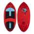 Écumoire Skakes Wakesurf Super Odyssey Space Sonia De Ronix Pour Enfants - Rouge / Menthe / Noir