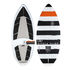Wingsurf Hybride Avec Sucette De Pouce Ronix Koal Surface - Blanc / Rouge