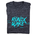 T-Shirt Suprême Ronix - Gris Chiné / Bleu Aqua