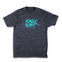 T-Shirt Suprême Ronix - Gris Chiné / Bleu Aqua