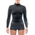 Combinaison Shorty Dakine Mission 2Mm Longsleeve Femme - Noir Dk21W2Mls
