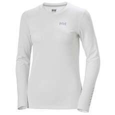 Haut Helly Hansen Femme Lifa Active Solen Ls - Blanc 49352
