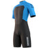 Combinaison Shorty Mystic Brand 3 / 2Mm Back-Zip - Global Blue 210316