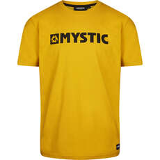 T-Shirt Mystic Brand - Moutarde 190015 T-Shirt Mystic Brand - Moutarde 190015