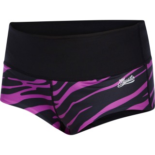Mystic Womens Caro Reversible Boardshort - Noir / Rose 190563