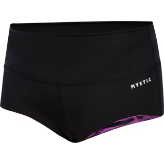 Mystic Womens Caro Reversible Boardshort - Noir / Rose 190563