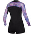 Mystic Womens Diva 2 / 2Mm F-Zip Longarm Shorty Combinaison - Noir / Violet 200071
