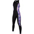 Combinaison De Plongée Mystic Femme Diva 2 / 2Mm Back-Zip Long John - Noir / Violet 200073