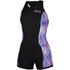 Mystic Womens Diva 2 / 2Mm Back-Zip Short John Combinaison - Noir / Violet 200074