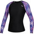 Mystic Womens Diva Long Sleeve Rash - Rose Hollywood 210270