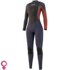 Combinaison Mystic Femmes Diva 4 / 3Mm Front Zip - Night Blue 210076 Combinaison Mystic Femmes Diva 4 / 3Mm Front Zip - Night Blue 210076