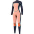 Combinaison Mystic Femmes Diva 4 / 3Mm Front Zip - Night Blue 210076