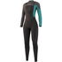 Mystic Womens Diva 4 / 3Mm Front Zip Combinaison - Noir / Menthe 210076