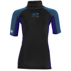 Sola Junior Manches Courtes Rashvest - Bleu / Noir A1743