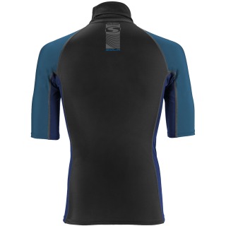Gilet Rash Homme Sola Manches Courtes - Bleu / Noir A1741