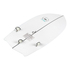 Surfer Hybride Ronix Flyweight Bat Tail - Blanc / Azur