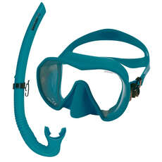 Ensemble Masque Et Tuba Beuchat Maxlux S - Bleu Atoll