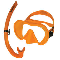 Ensemble Masque Et Tuba Beuchat Maxlux S - Orange