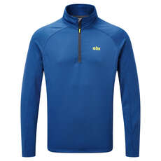Haut À Col Zip Thermique Gill Os - Bleu Atlantique 1081