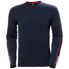 Helly Hansen Lifa Merino Thermal Baselayer Top - Navy 49370 Helly Hansen Lifa Merino Thermal Baselayer Top - Navy 49370