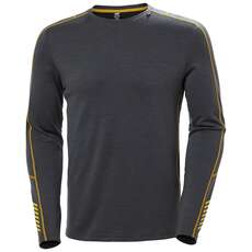 Helly Hansen Lifa Merino Sous-Vêtement Thermique Top - Ardoise 49370 Helly Hansen Lifa Merino Sous-Vêtement Thermique Top - Ardoise 49370