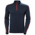 Helly Hansen Hh Lifa Merino Léger 1/2 Zip Top Thermique - Marine 49369