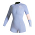 Combinaison De Plongée Mystic Femmes Lunar 2/2Mm Back-Zip Longarm Shorty - Lilas Pastel